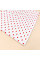 Муслінова пелюшка · 90×80 см · Маленькі червоні сердечка — Babywear