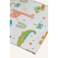 Байкова пелюшка · 80×90 см. · Екзотичні звірі — Babywear