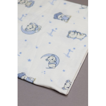 Байкова пелюшка · 80×90 см. · Сонний ведмедик — Babywear
