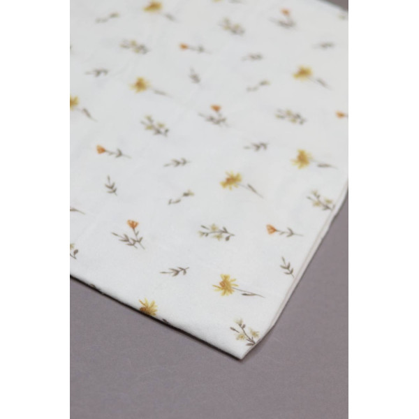 Байкова пелюшка · 80×90 см. · Жовті квіти — Babywear