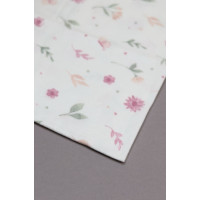 Байкова пелюшка · 80×90 см. · Рожеві квіти — Babywear