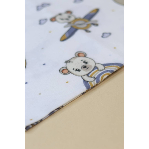 Байкова пелюшка · 80×90 см. · Ведмедики — Babywear