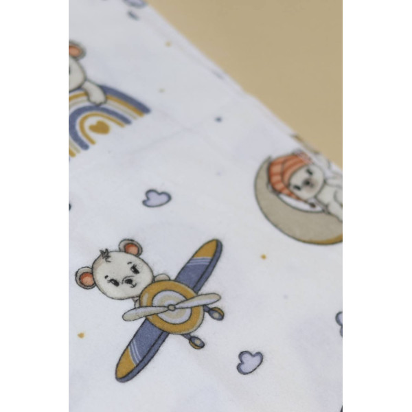 Байкова пелюшка · 80×90 см. · Ведмедики — Babywear