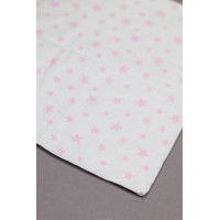 Байкова пелюшка · 80×90 см. · Рожеві ніжні зірочки — Babywear