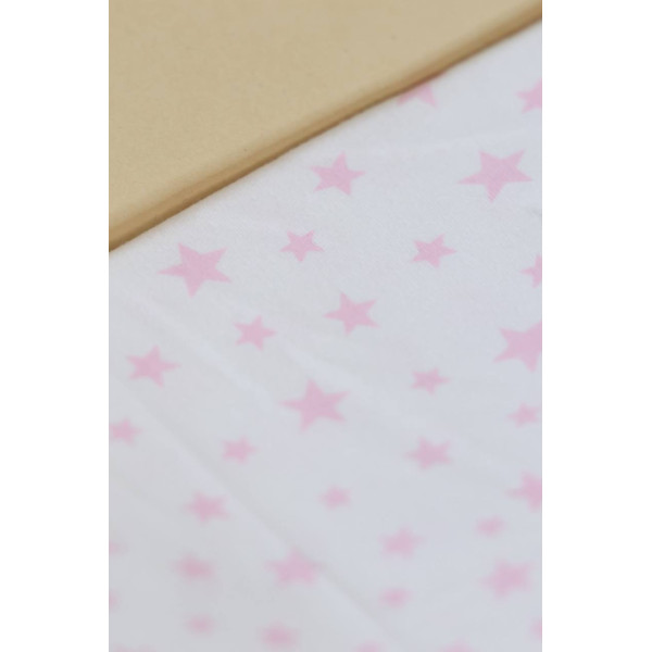 Байкова пелюшка · 80×90 см. · Рожеві ніжні зірочки — Babywear