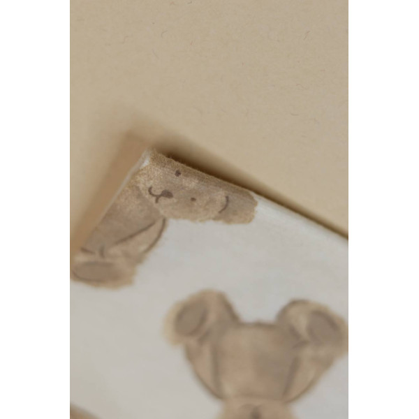 Байкова пелюшка · 80×90 см · Бежевий ведмедик · Тепла — Babywear