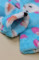 Повзунки махрові блакитні з зайчиками