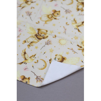 Непромокаюча пелюшка · 60×45 см · Біла з звірятами — Babywear