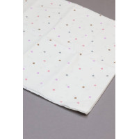 Бавовняна пелюшка · 90×70 см · Різнокольорові сердечка — Babywear