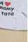 Кофтинка із байки Біла "Я люблю маму і тата"