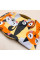 Непромокаюча пелюшка · 60×45 см · Оранжеві коти — Babywear
