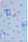 Бавовняна пелюшка · 90×70 см · Блакитна з ведмедиком — Babywear