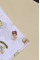 Бавовняна пелюшка · 90×110 см · Біла з ведмедиком — Babywear