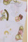 Бавовняна пелюшка · 90×110 см · Біла з ведмедиком — Babywear
