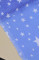 Бавовняна пелюшка · 90×110 см · Білі зірки сині — Babywear