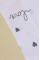 Непромокаюча пелюшка · 120×60 см · Біла сердечка Love — Babywear