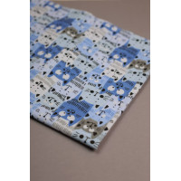 Байкова пелюшка · 70×90 см. · Сині котики — Babywear